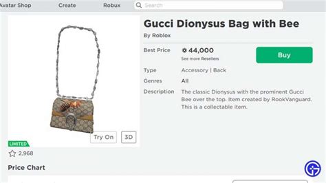 Roblox Gucci Dionysus Bag: How To Get 